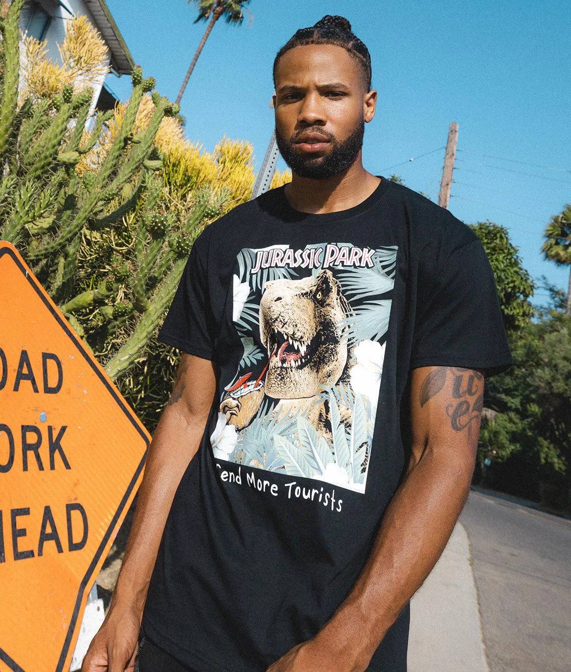 Jurassic Park Tropical Mens T-Shirt Sale sold by riot society product image thumbnail 2