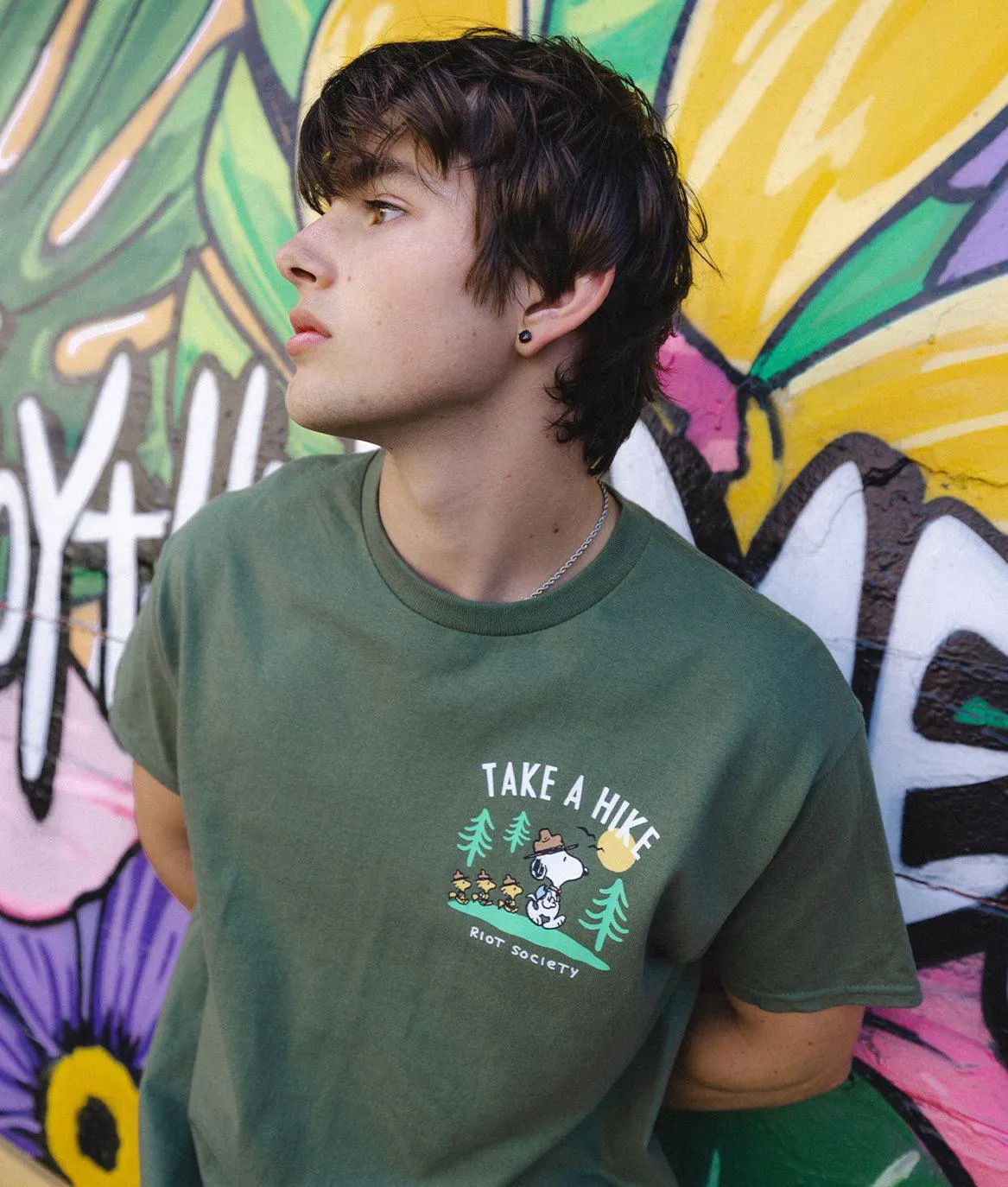 Peanuts Snoopy Take a Hike Mens T-Shirt sold by riot society product image thumbnail 2