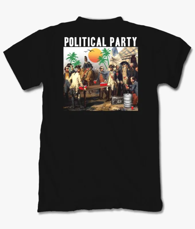 Tropical Political Party Womens Tee sold by riot society