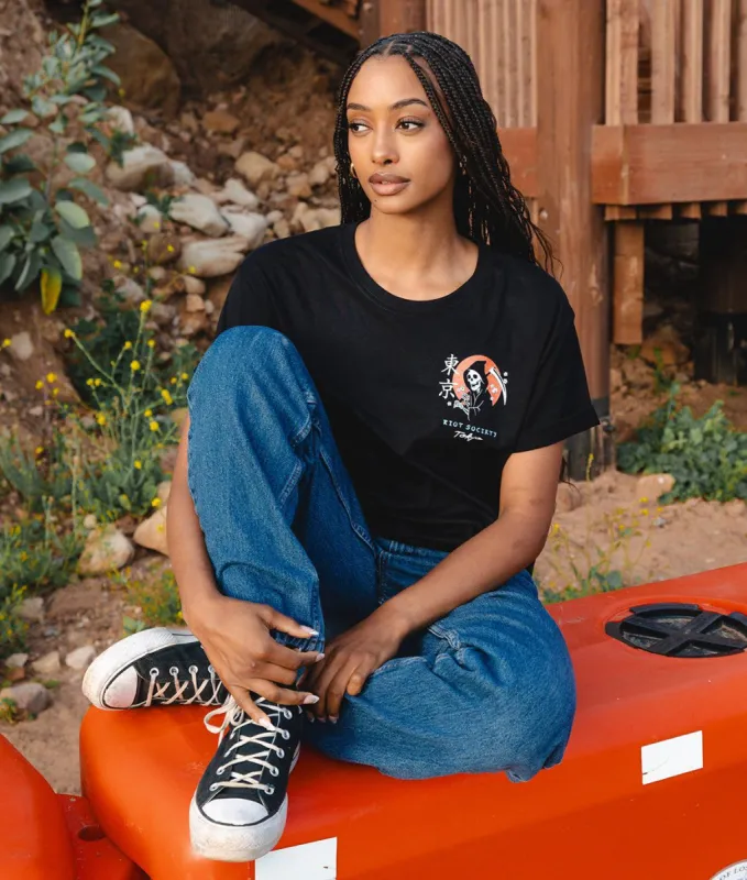 Japan Reaper Octopus Womens Tee sold by riot society