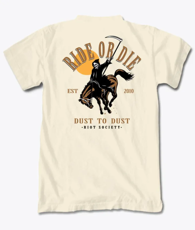 Ride or Die Reaper Mens T-Shirt sold by riot society