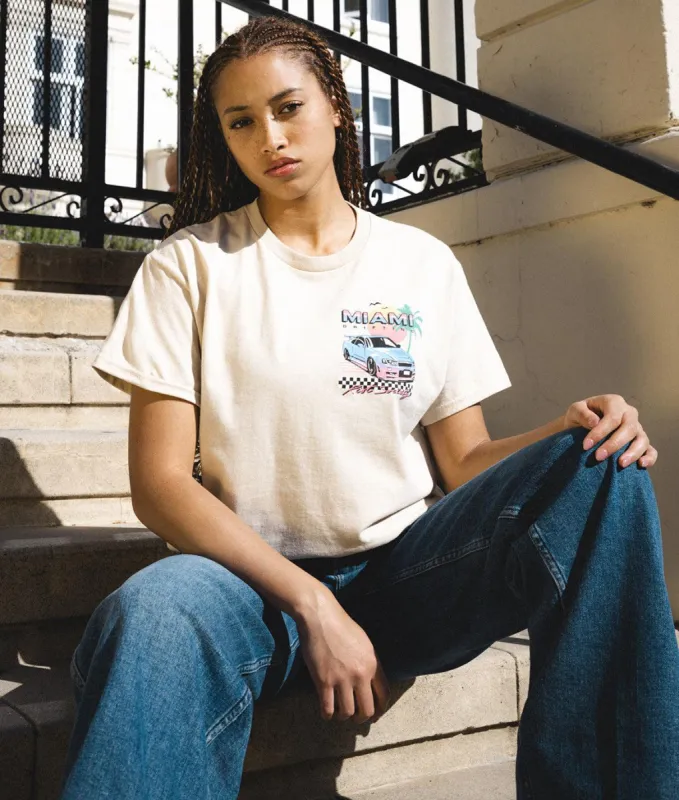 Miami Drifting Womens Tee sold by riot society