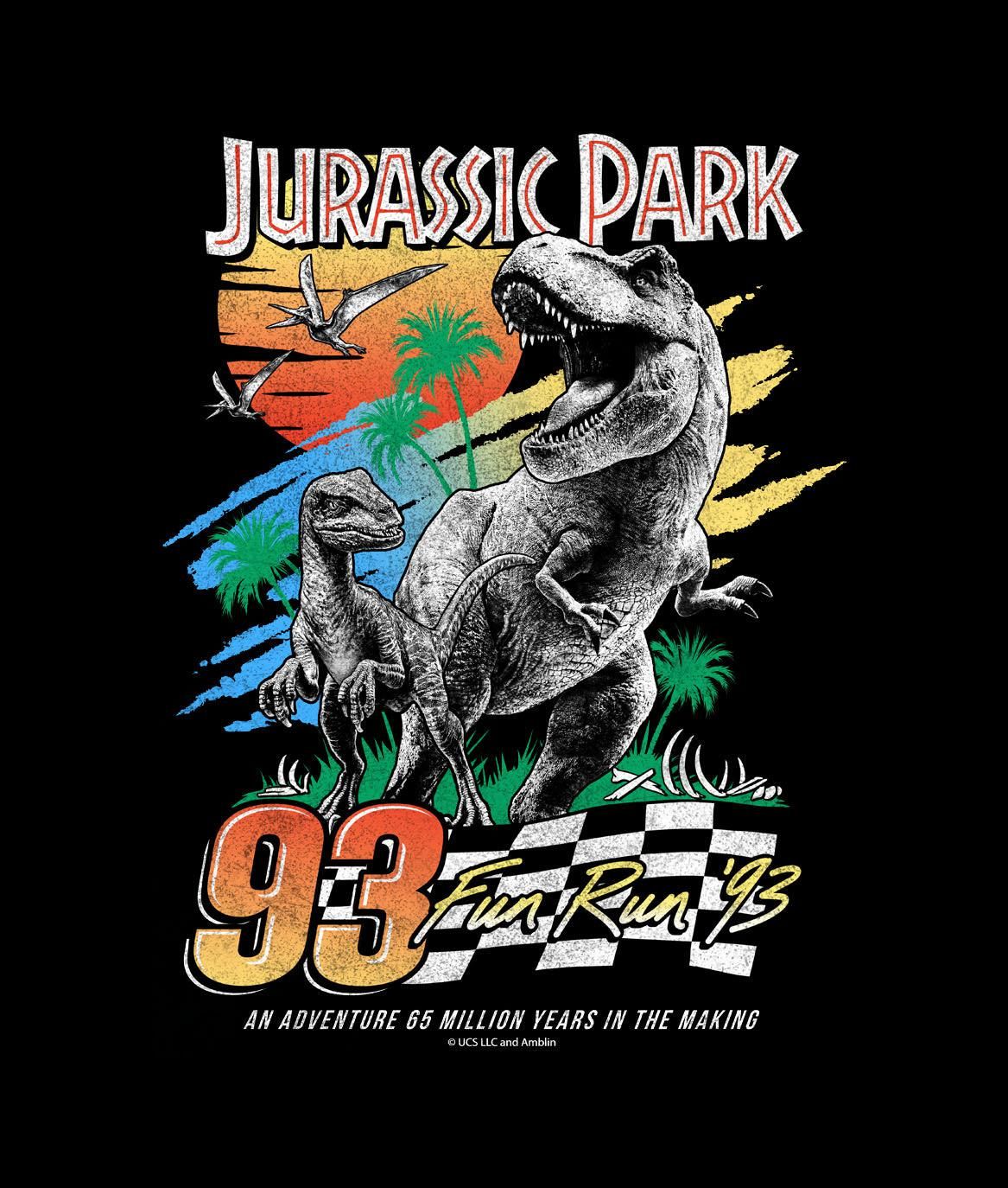 Jurassic Park Racing Mens T-Shirt sold by riot society product image thumbnail 2