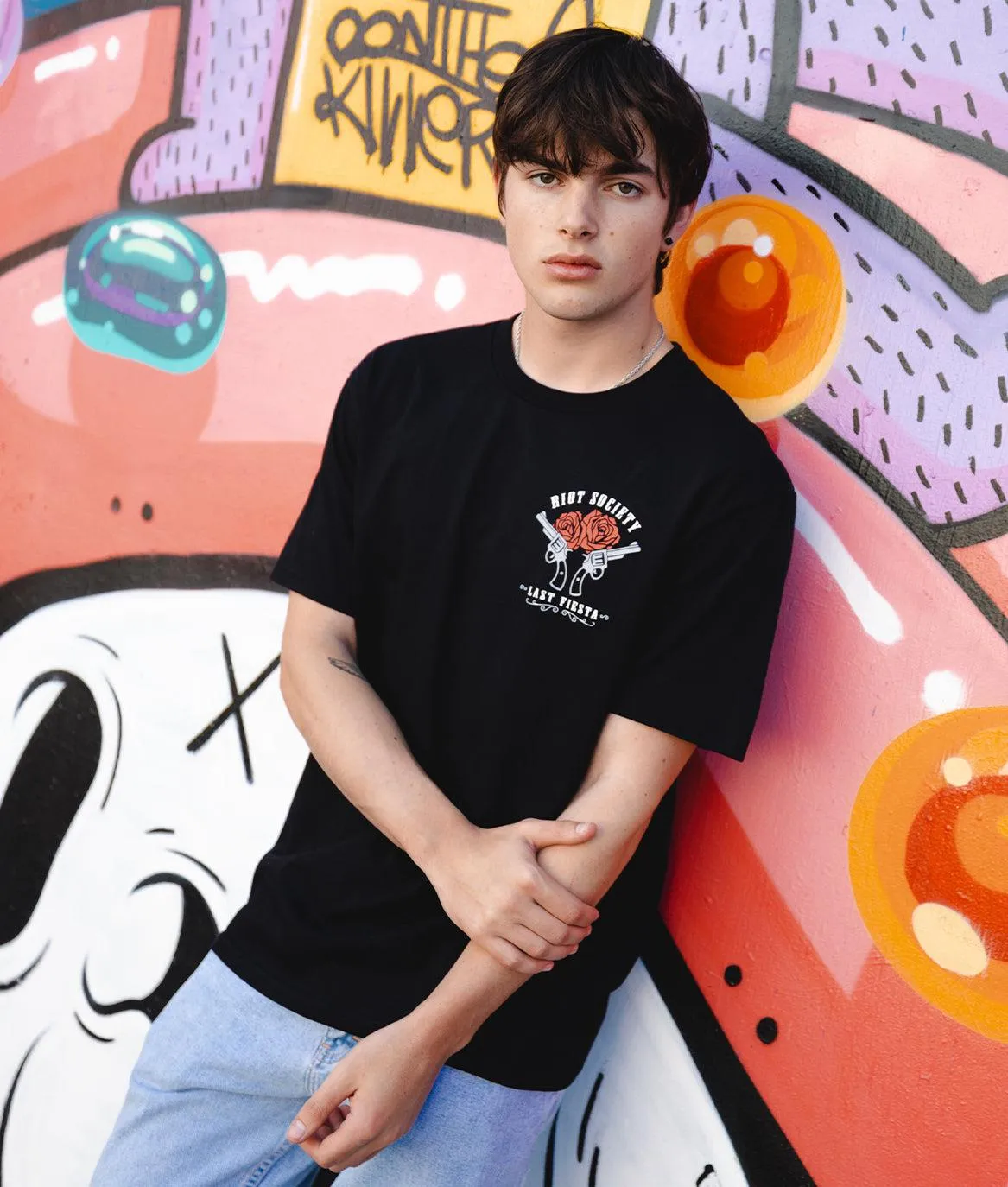 The Last Fiesta Vaquera Cowgirl Mens T-Shirt sold by riot society product image thumbnail 2