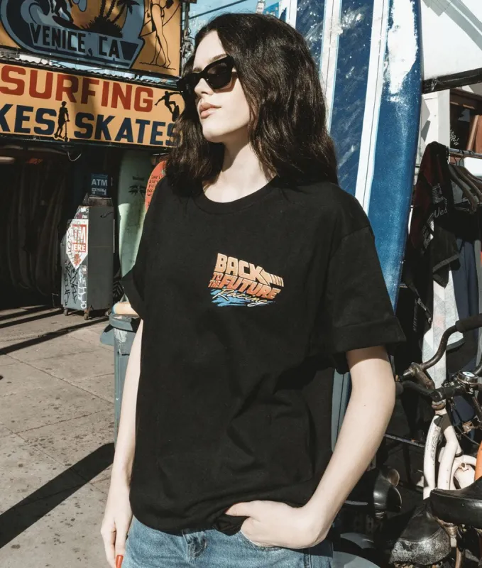 Back to the Future Racing Womens Tee sold by riot society