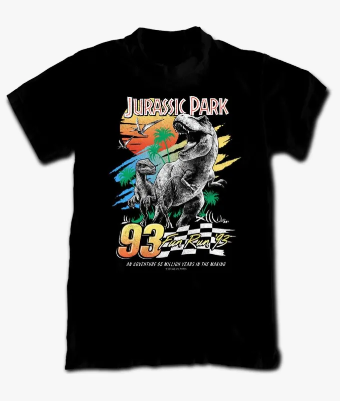 Jurassic Park Racing Womens Tee sold by riot society