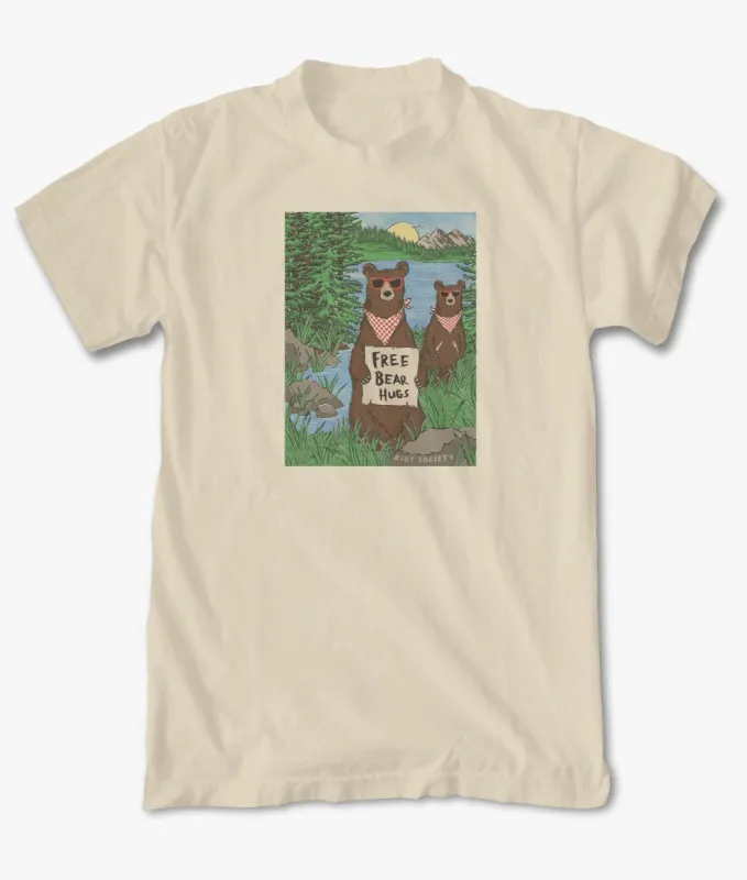 Free Bear Hugs Womens Tee sold by riot society