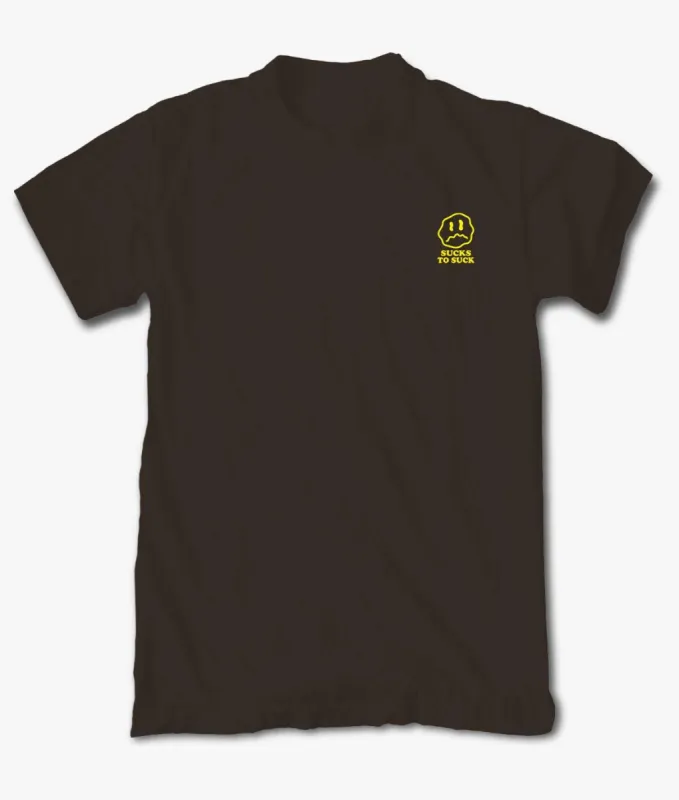 Sucks to Suck Embroidered Mens T-Shirt sold by riot society
