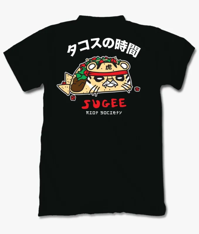 Sugee Kanji Tiger Taco Boys Tee sold by riot society