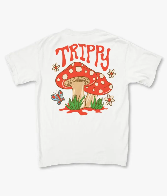Comfort Colors Trippy Mushroom Mens T-Shirt sold by riot society