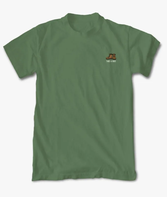 Take a Hike Embroidered Womens Tee sold by riot society
