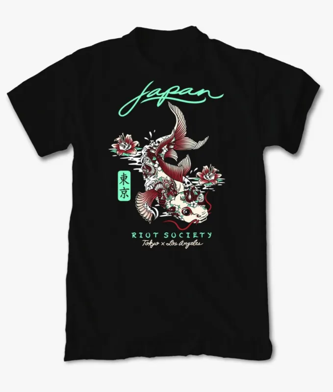 Japan Koi Tattoo Boys Tee sold by riot society
