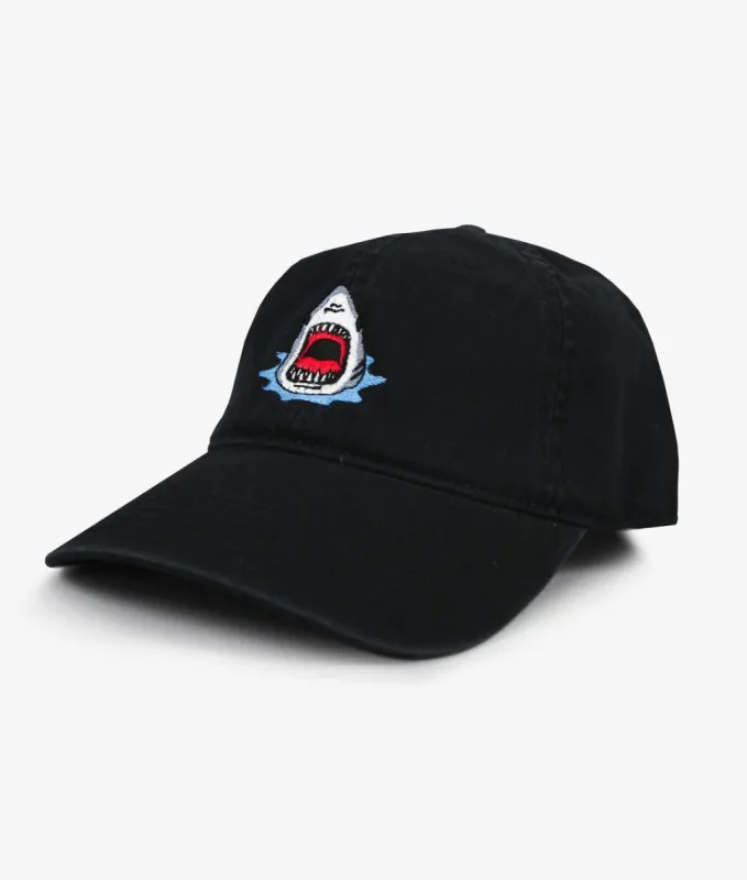 Shark Head Embroidered Womens Dad Hat sold by riot society