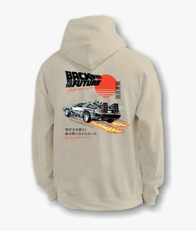 Back to the Future Kanji Womens Hoodie sold by riot society