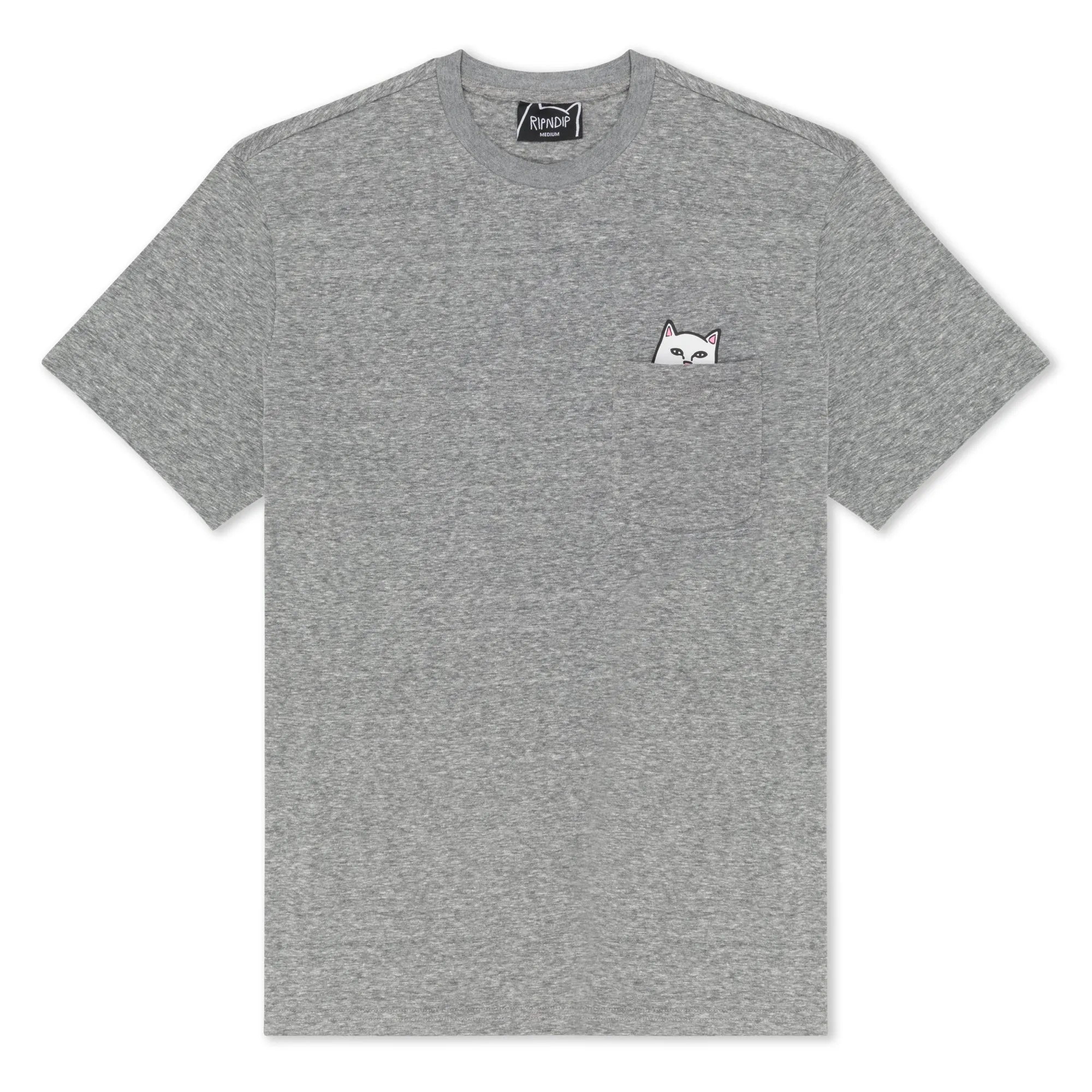 Lord Nermal S/S Pocket Tee (Heather Grey) sold by Ripndip