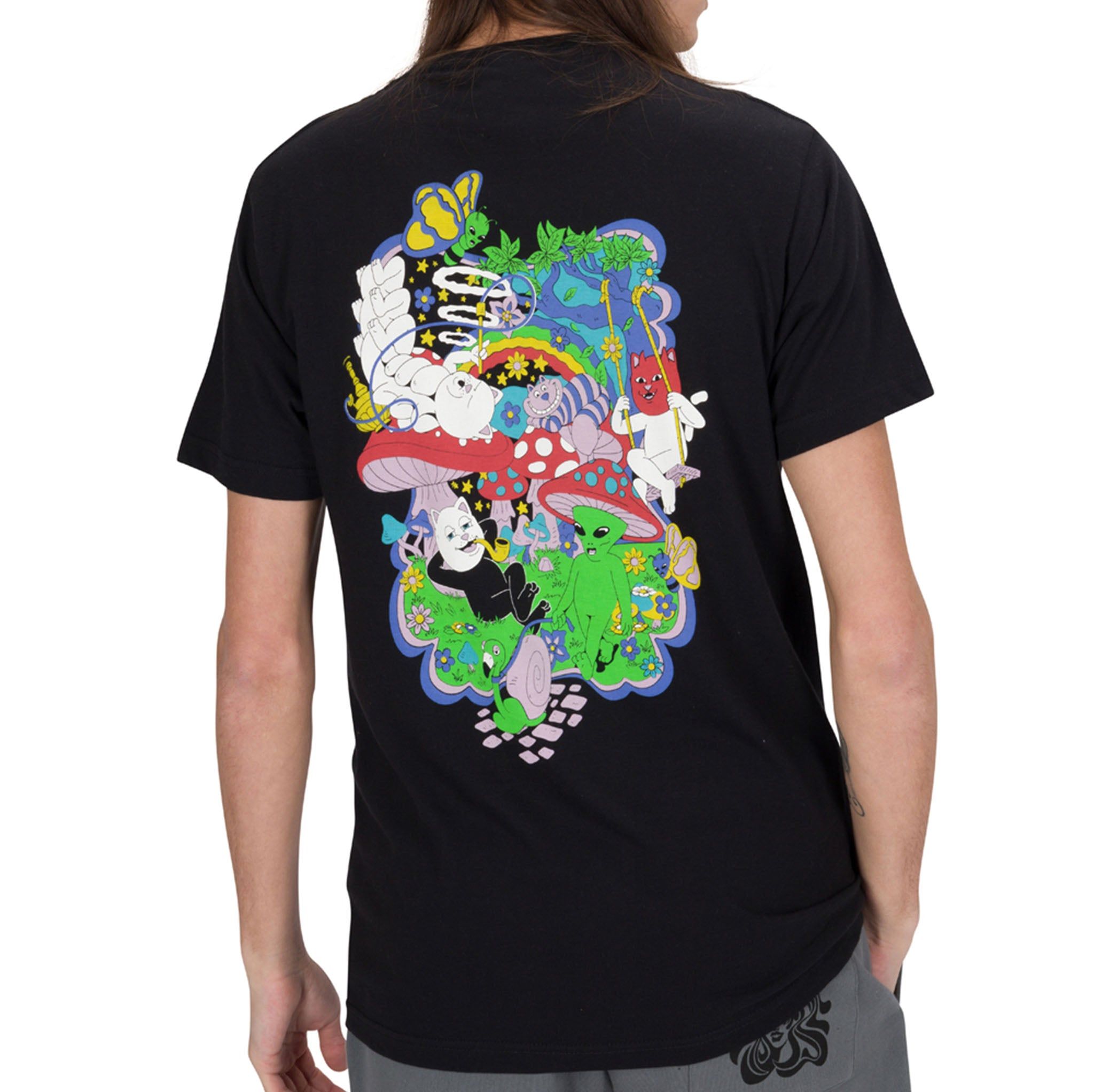 Rabbit Hole Tee (Black) sold by Ripndip product image thumbnail 2
