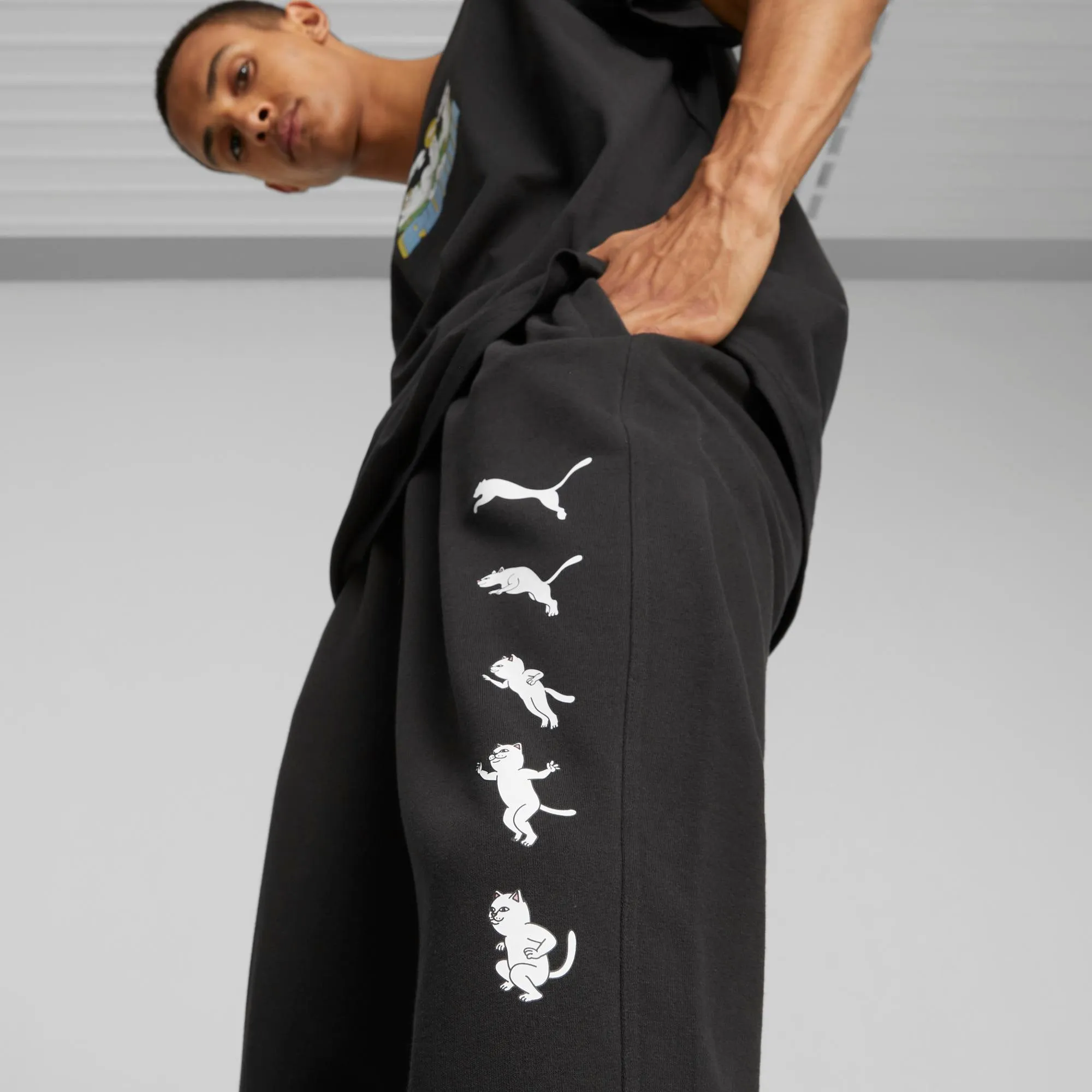 PUMA X RIPNDIP Morph Sweatpants (Black) sold by Ripndip product image thumbnail 5