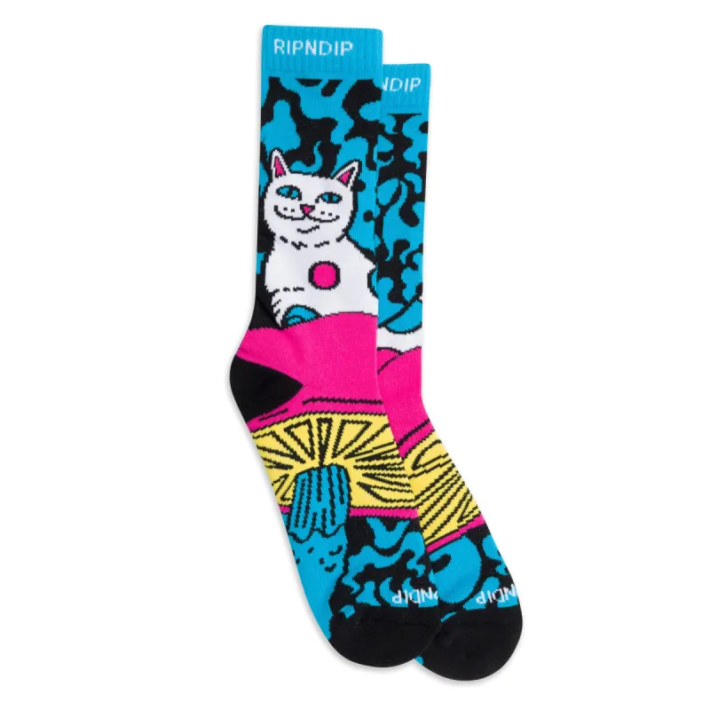 Psychedelic Socks (Multi) sold by Ripndip