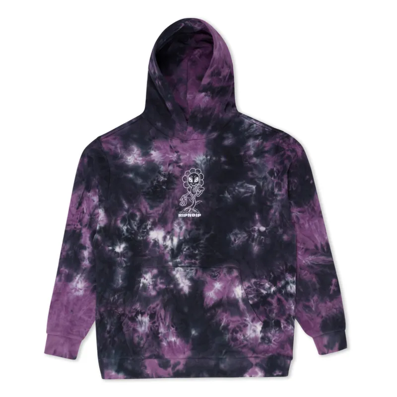 Dance Forever Hoodie (Black/Orchid Tie Dye) made by Ripndip
