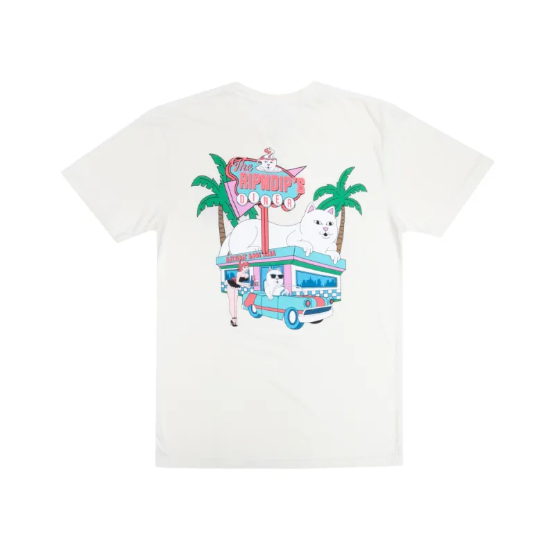 Nerms Diner Tee (Natural) sold by Ripndip