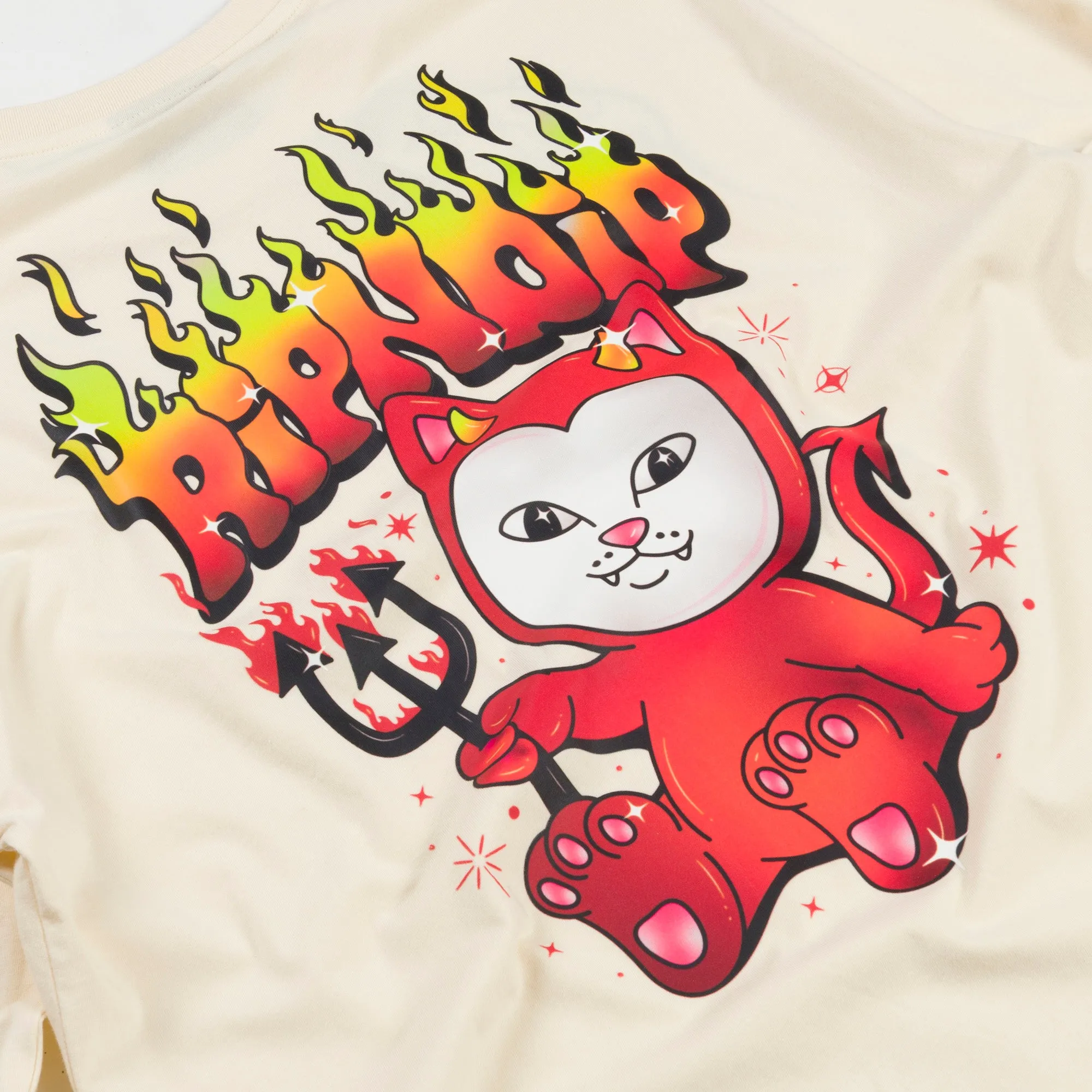 Scary Cute Long Sleeve (Natural) sold by Ripndip product image thumbnail 5