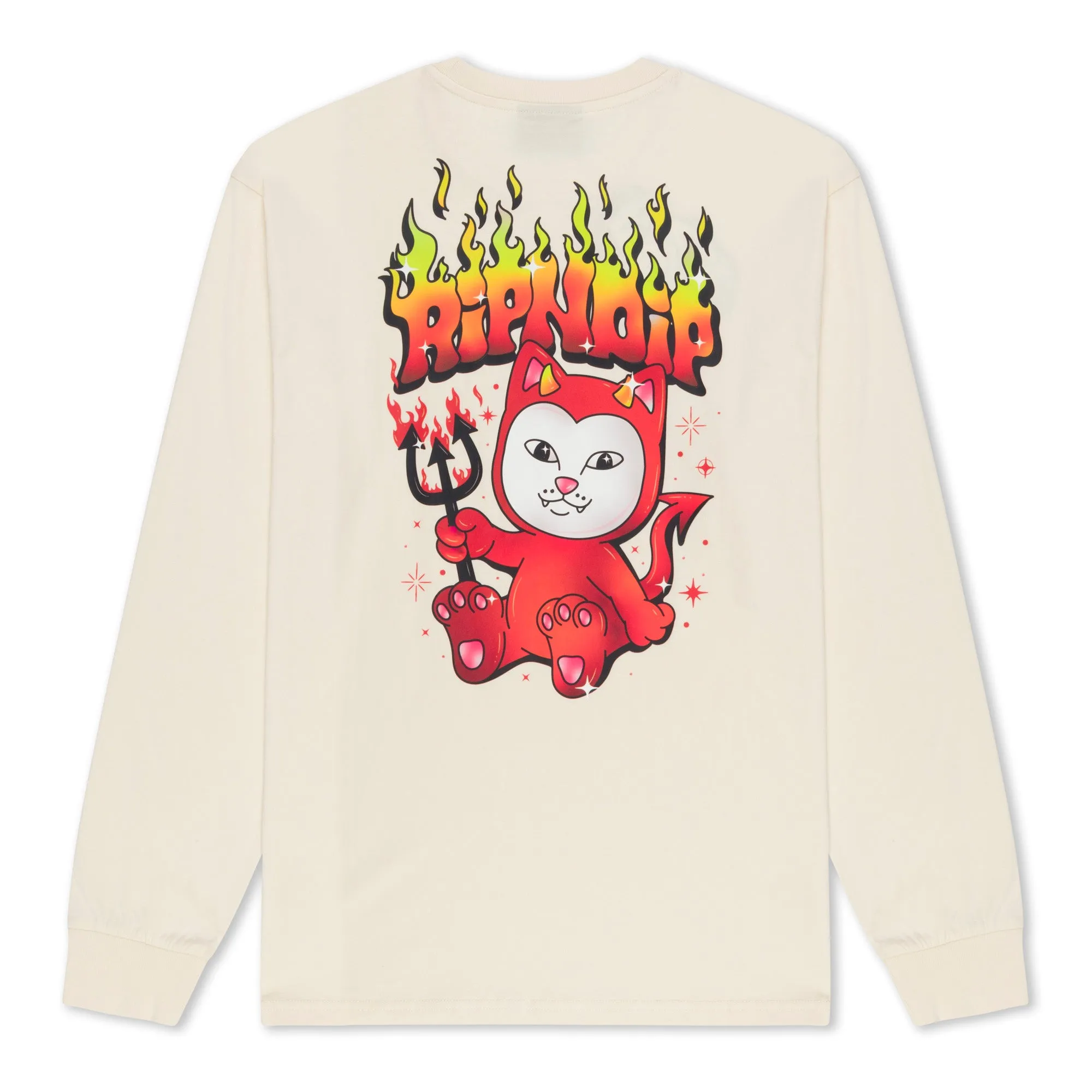 Scary Cute Long Sleeve (Natural) sold by Ripndip product image thumbnail 4