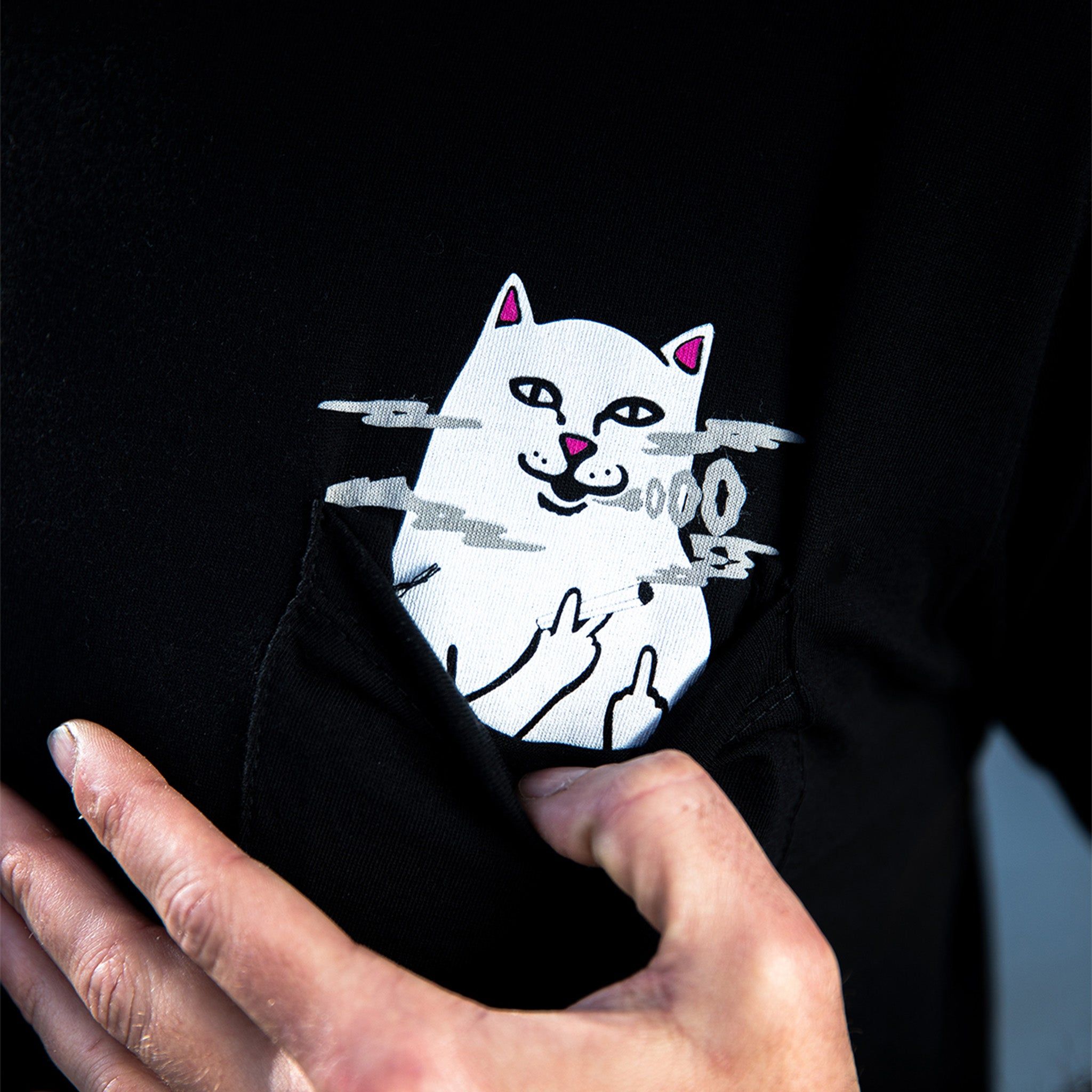 Lord Nermal Smokey Pocket Tee (Black) sold by Ripndip product image thumbnail 2