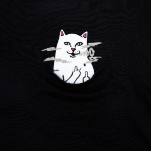 Lord Nermal Smokey Pocket Tee (Black) sold by Ripndip