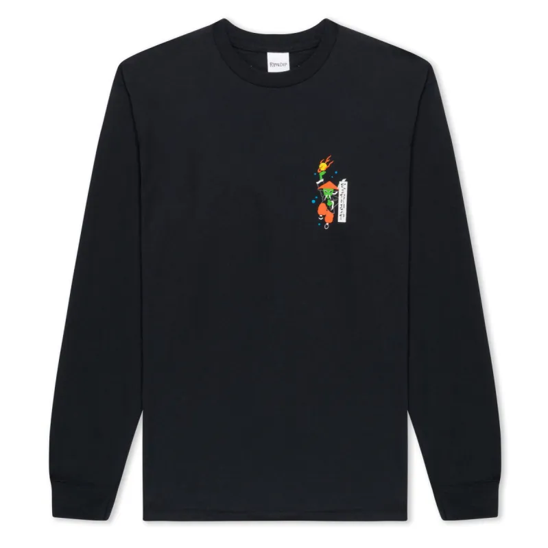 Ryu Long Sleeve (Black) sold by Ripndip