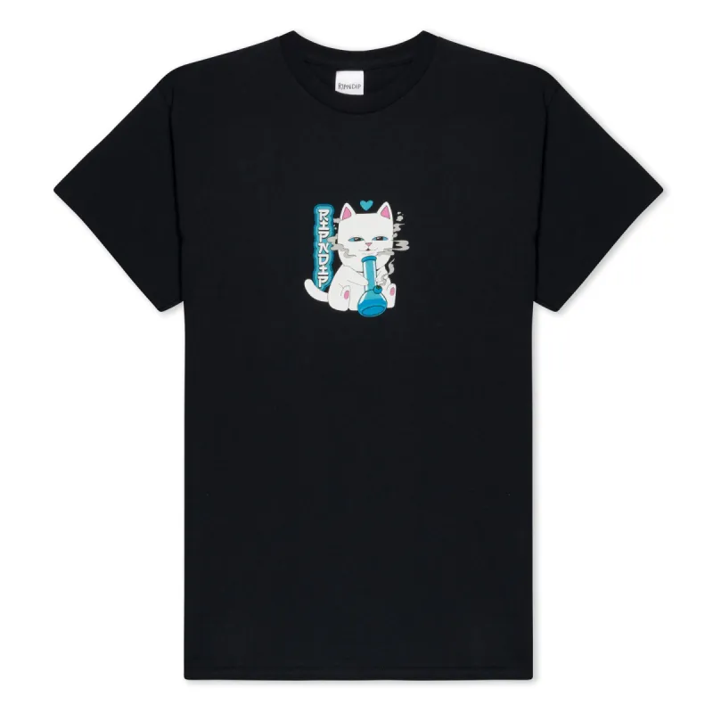 Puff Puff Tee (Black) made by Ripndip