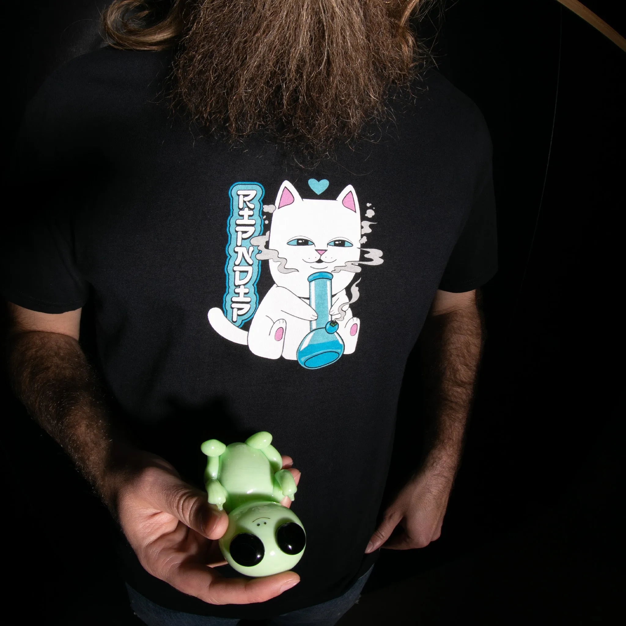 Puff Puff Tee (Black) sold by Ripndip product image thumbnail 2