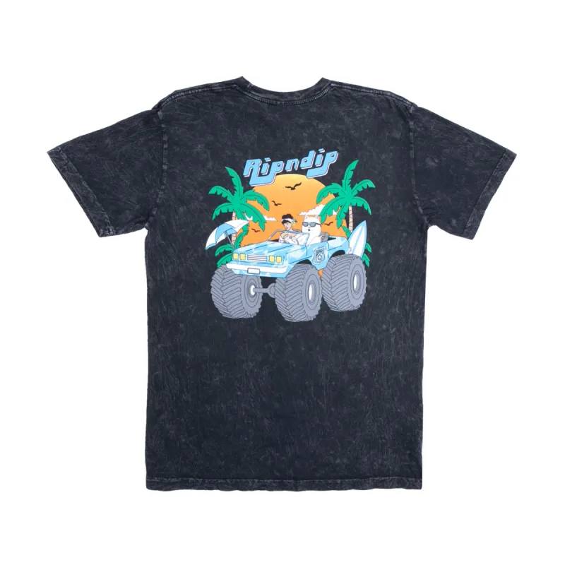 Nerm Cruiser Tee (Black Mineral Wash) sold by Ripndip