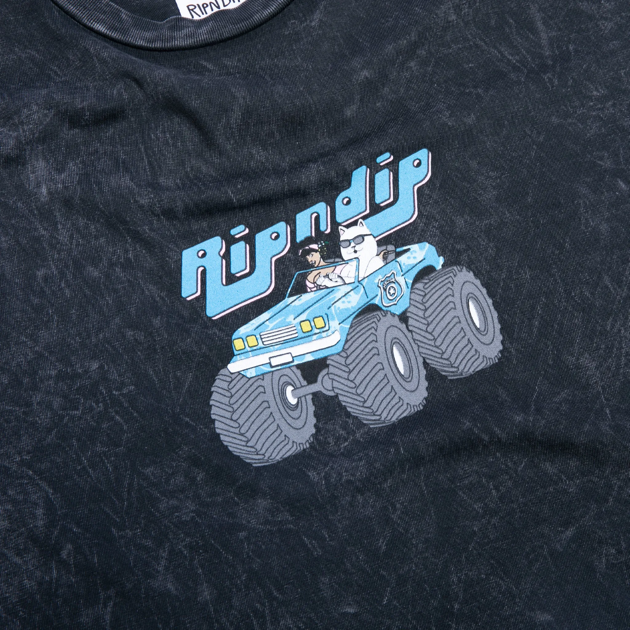 Nerm Cruiser Tee (Black Mineral Wash) sold by Ripndip product image thumbnail 4