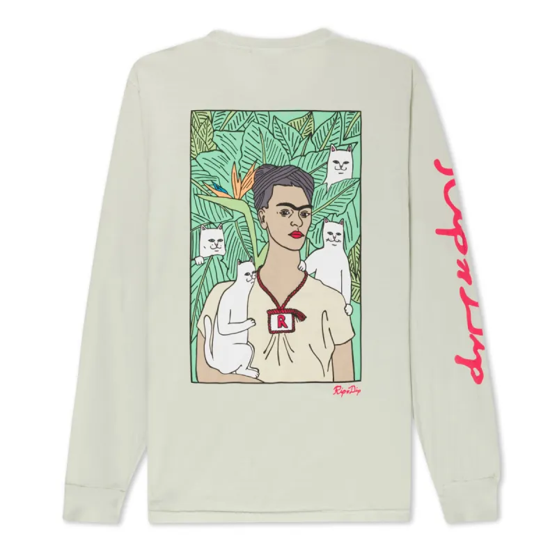 Nermal Portrait Long Sleeve (Sage) sold by Ripndip