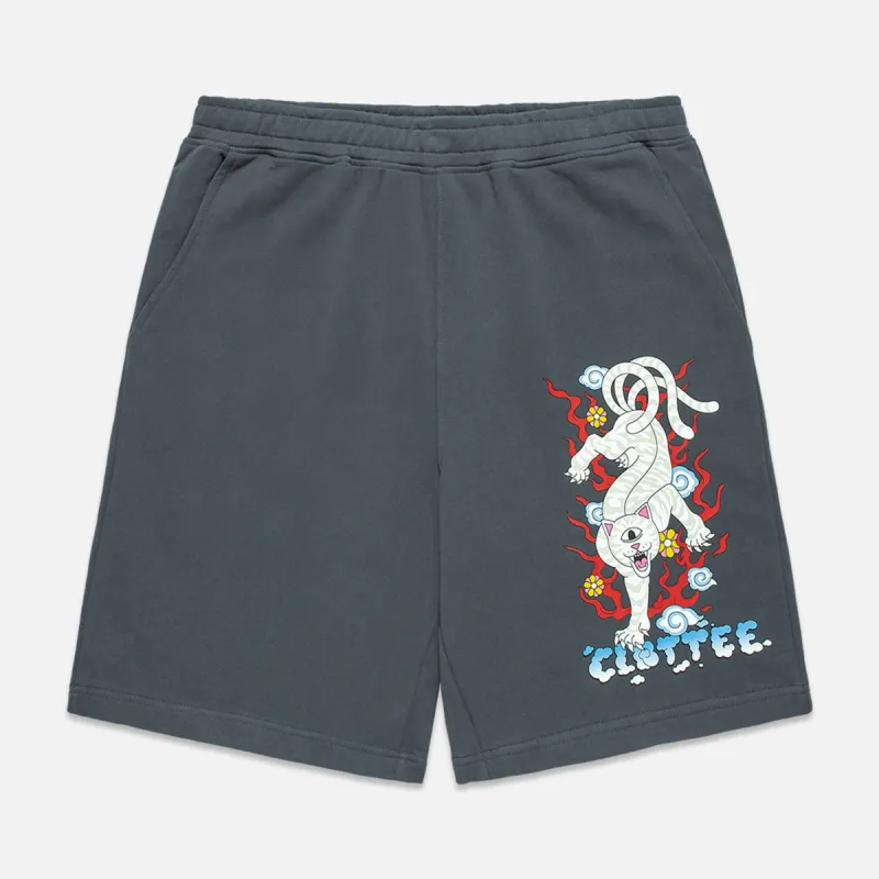 Isobu Nerm Sweatshorts (Grey) made by Ripndip
