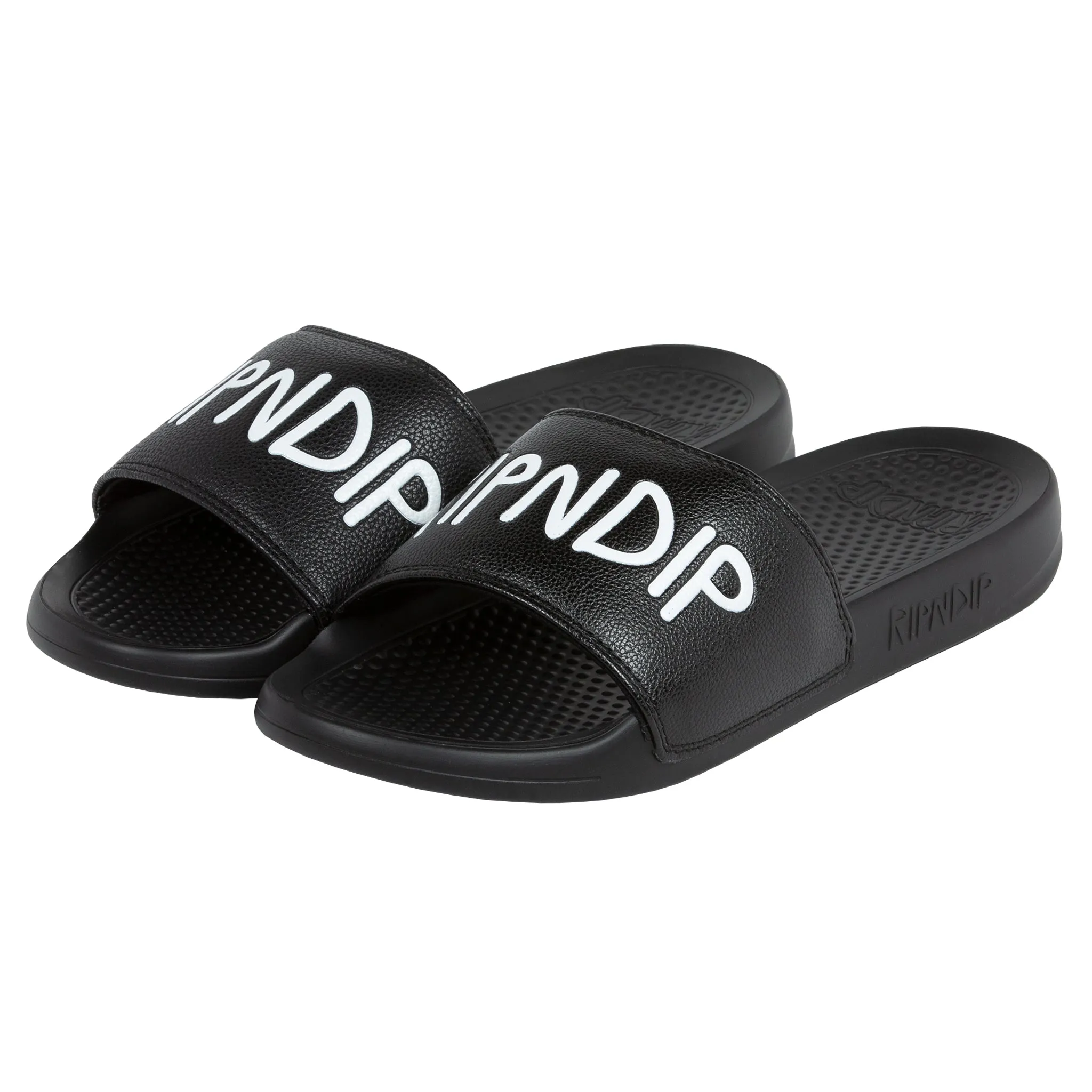 Simple Logo Slides (Black) sold by Ripndip