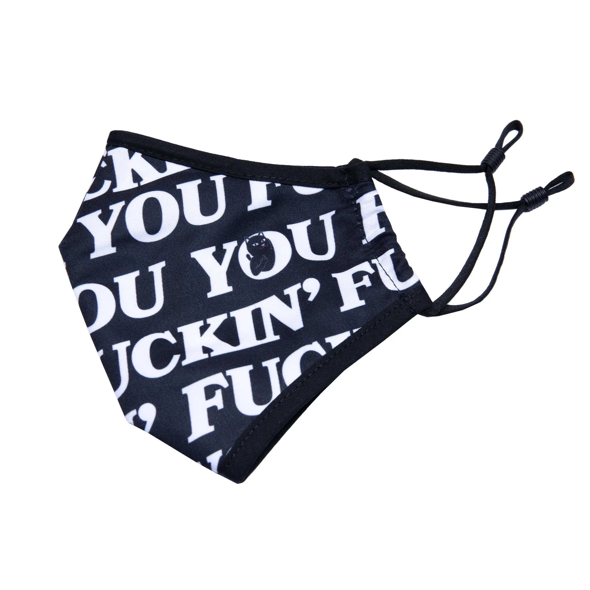 Fuck You Face Mask (Black) sold by Ripndip product image thumbnail 2