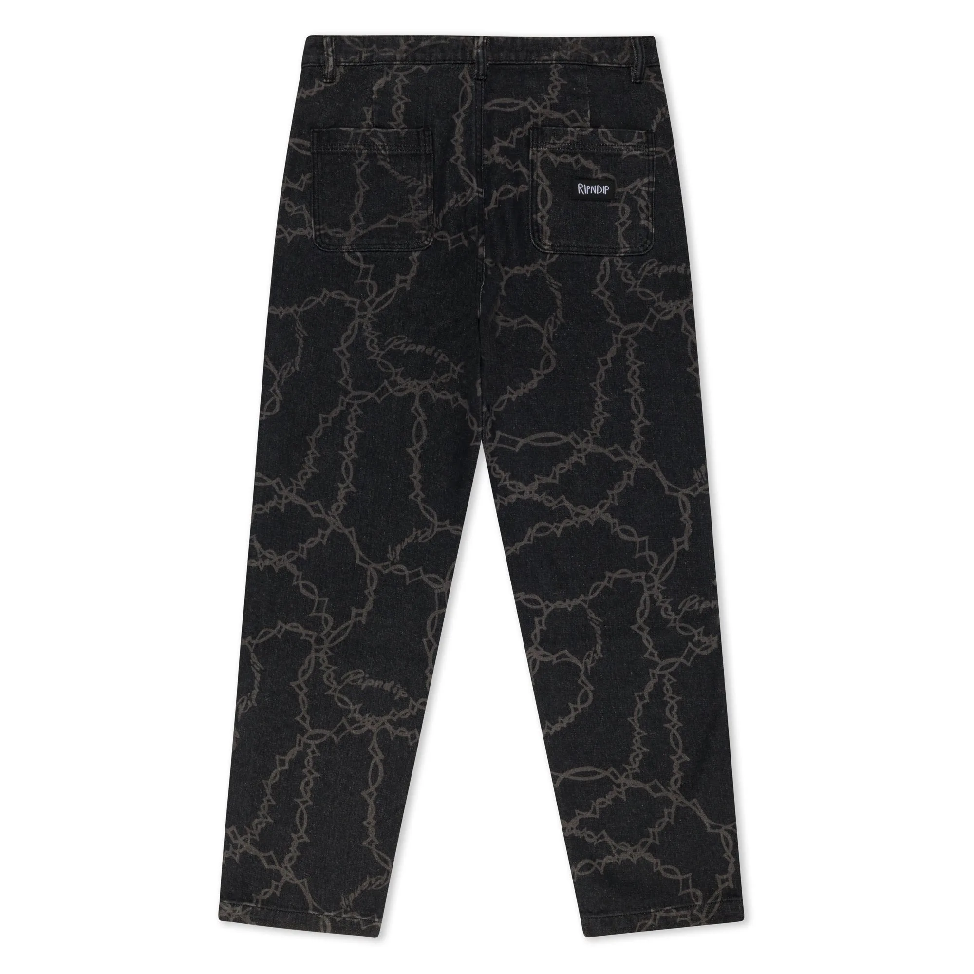 Wired Denim Pants (Black) sold by Ripndip product image thumbnail 3