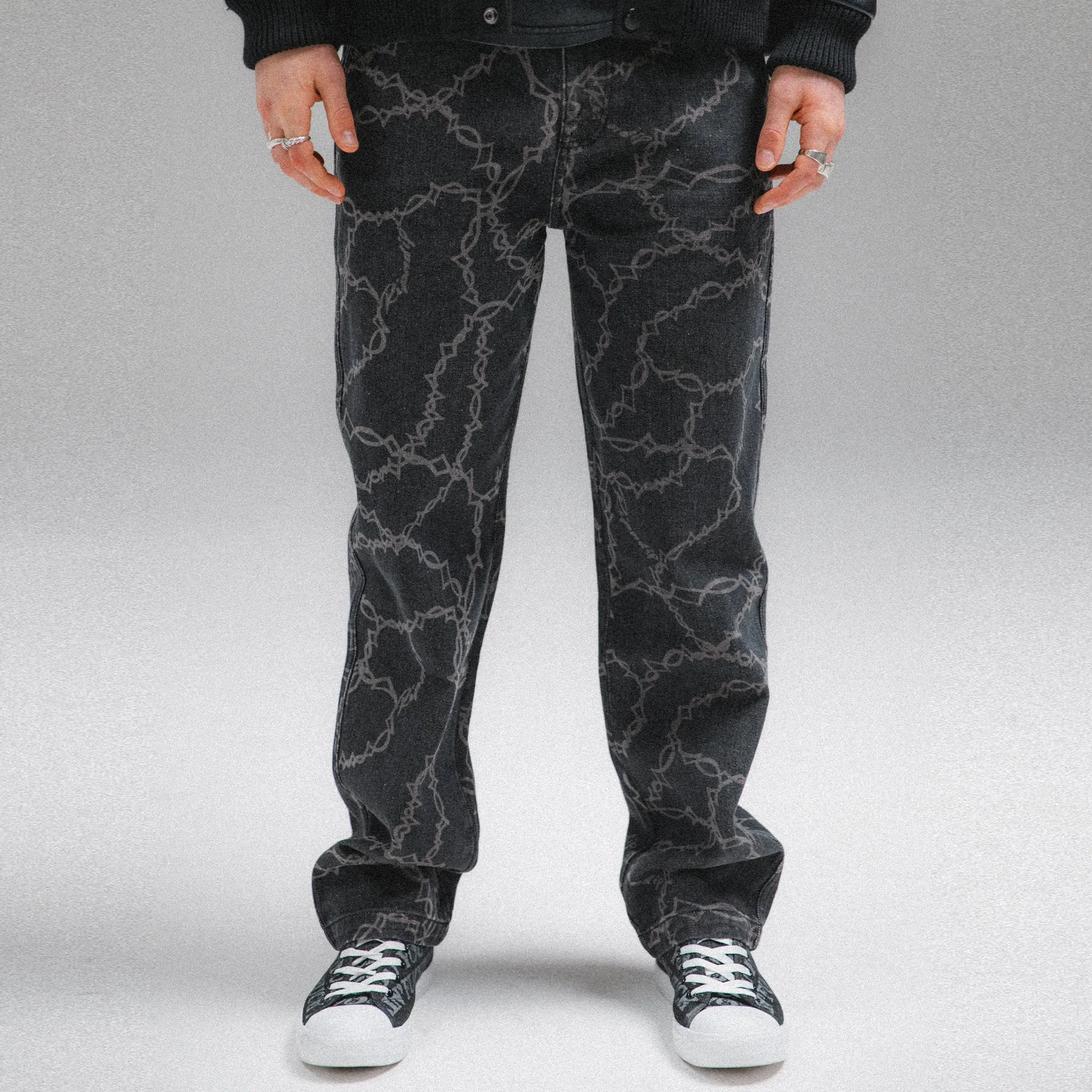 Wired Denim Pants (Black) sold by Ripndip product image thumbnail 2