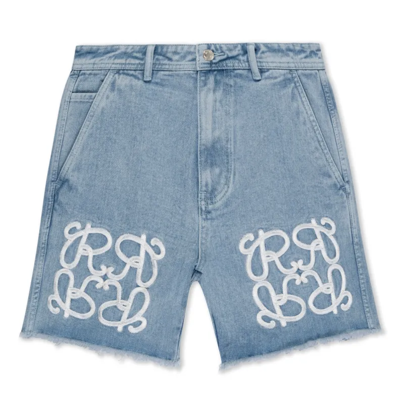 Ranagram Denim Shorts (Medium Wash) sold by Ripndip
