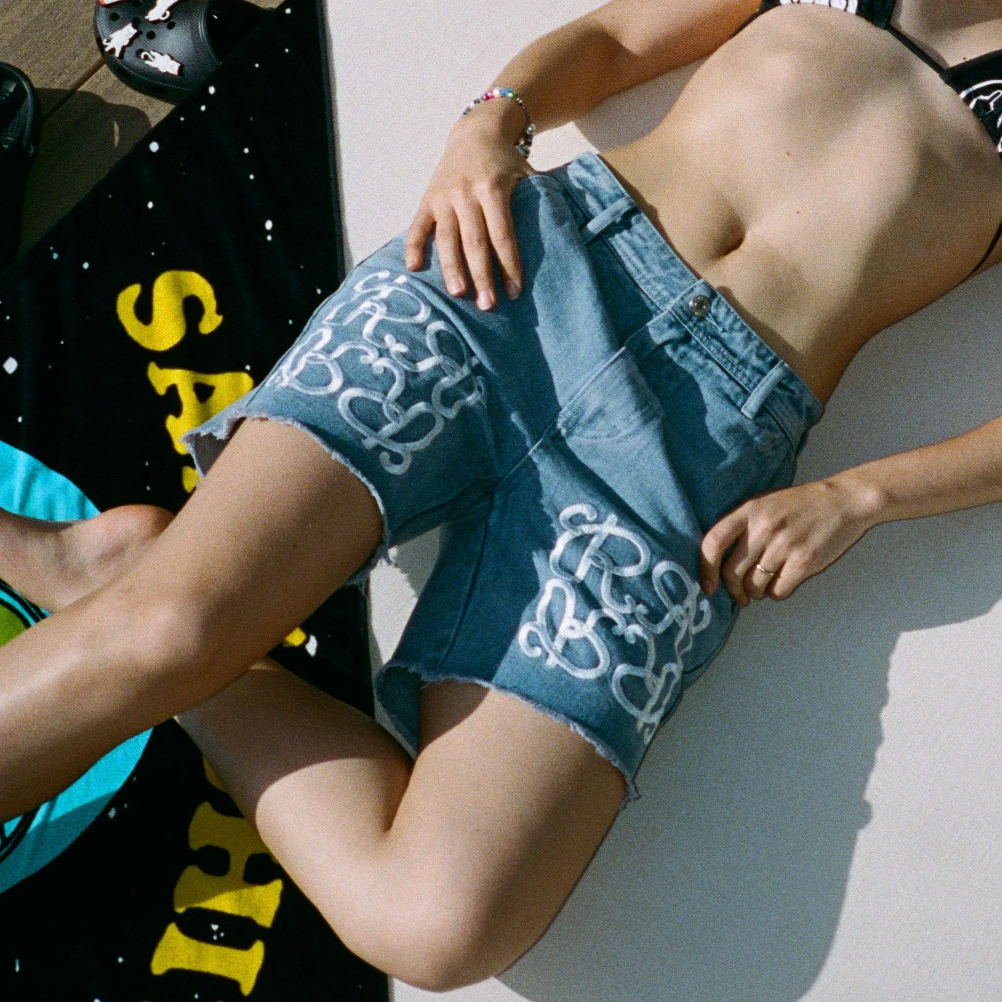 Ranagram Denim Shorts (Medium Wash) sold by Ripndip product image thumbnail 2
