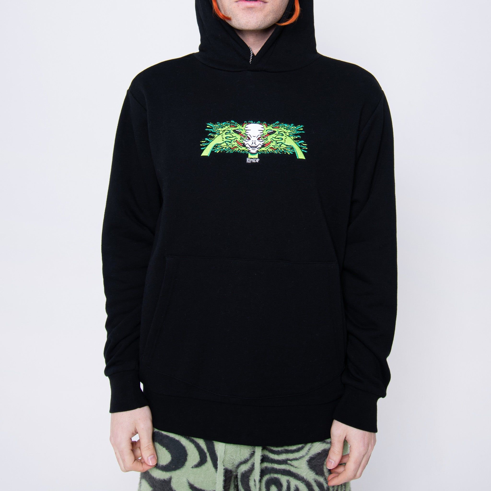 Skull Face Hoodie (Black) sold by Ripndip product image thumbnail 2
