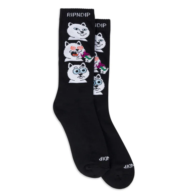 Shroom Diet Socks (Black) sold by Ripndip