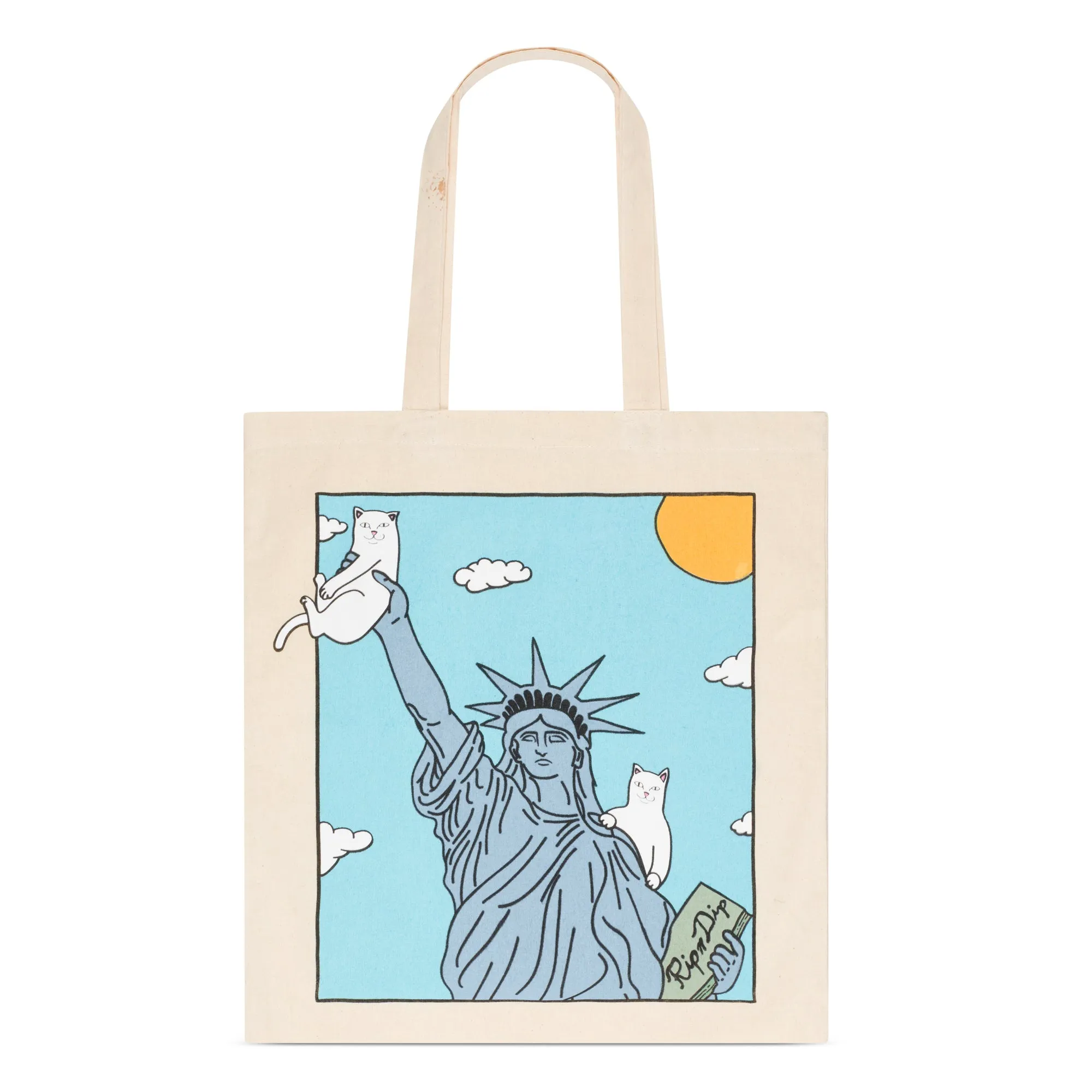I Heart NYC Tote Bag (Natural) sold by Ripndip