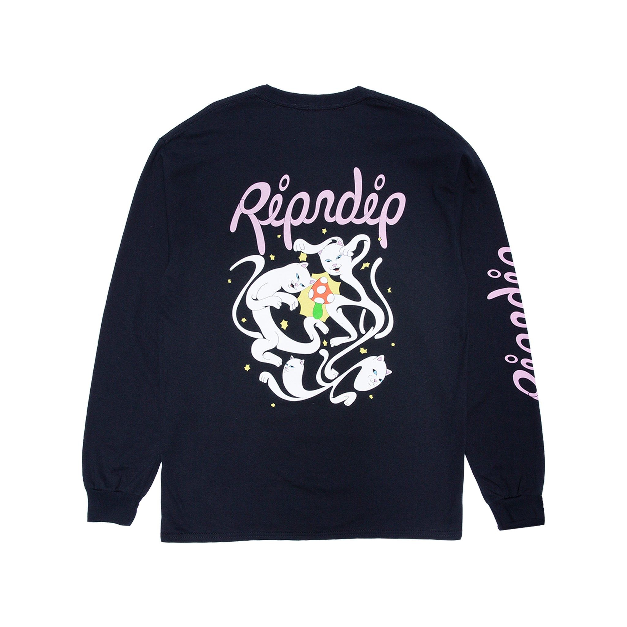 The Magic Touch Long Sleeve (Black) sold by Ripndip