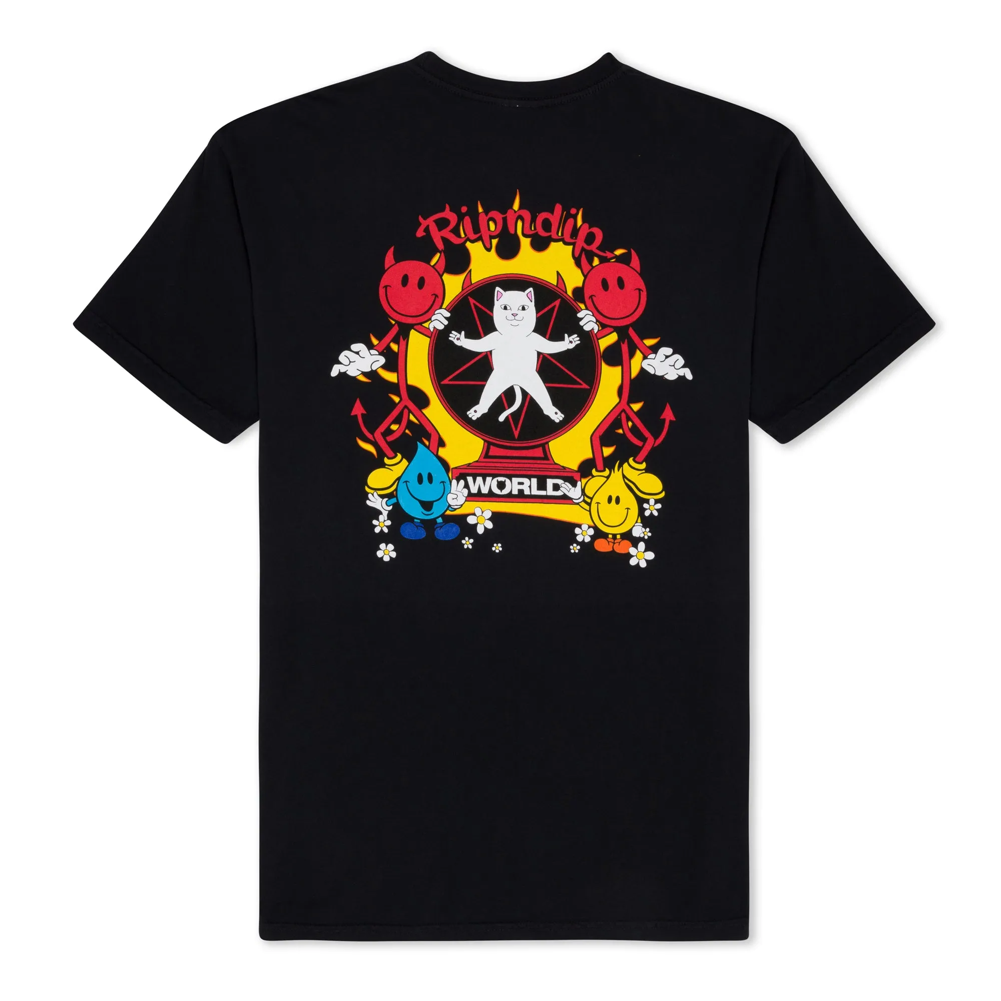 Ripndip World Tee (Vintage Black) sold by Ripndip product image thumbnail 3