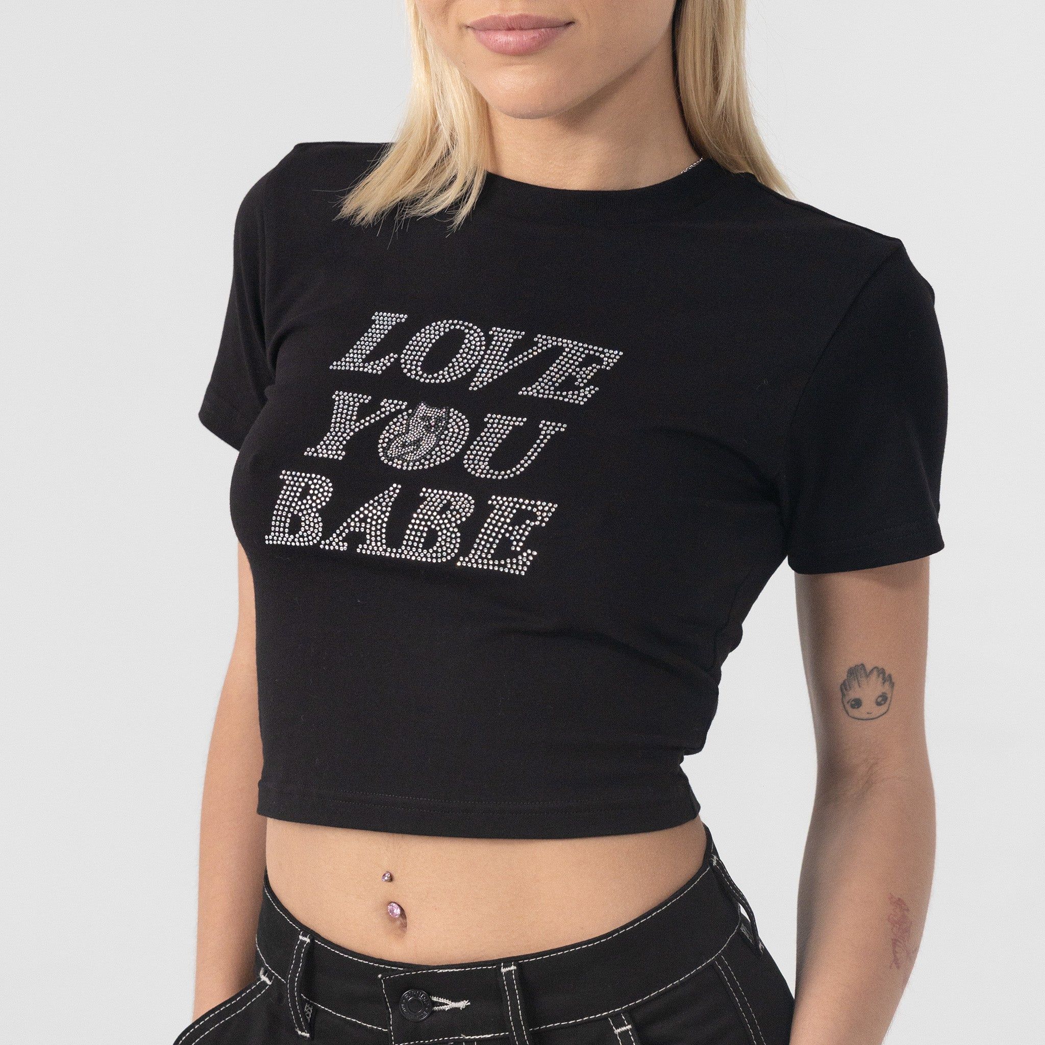 Love You Baby Tee (Black) sold by Ripndip product image thumbnail 3