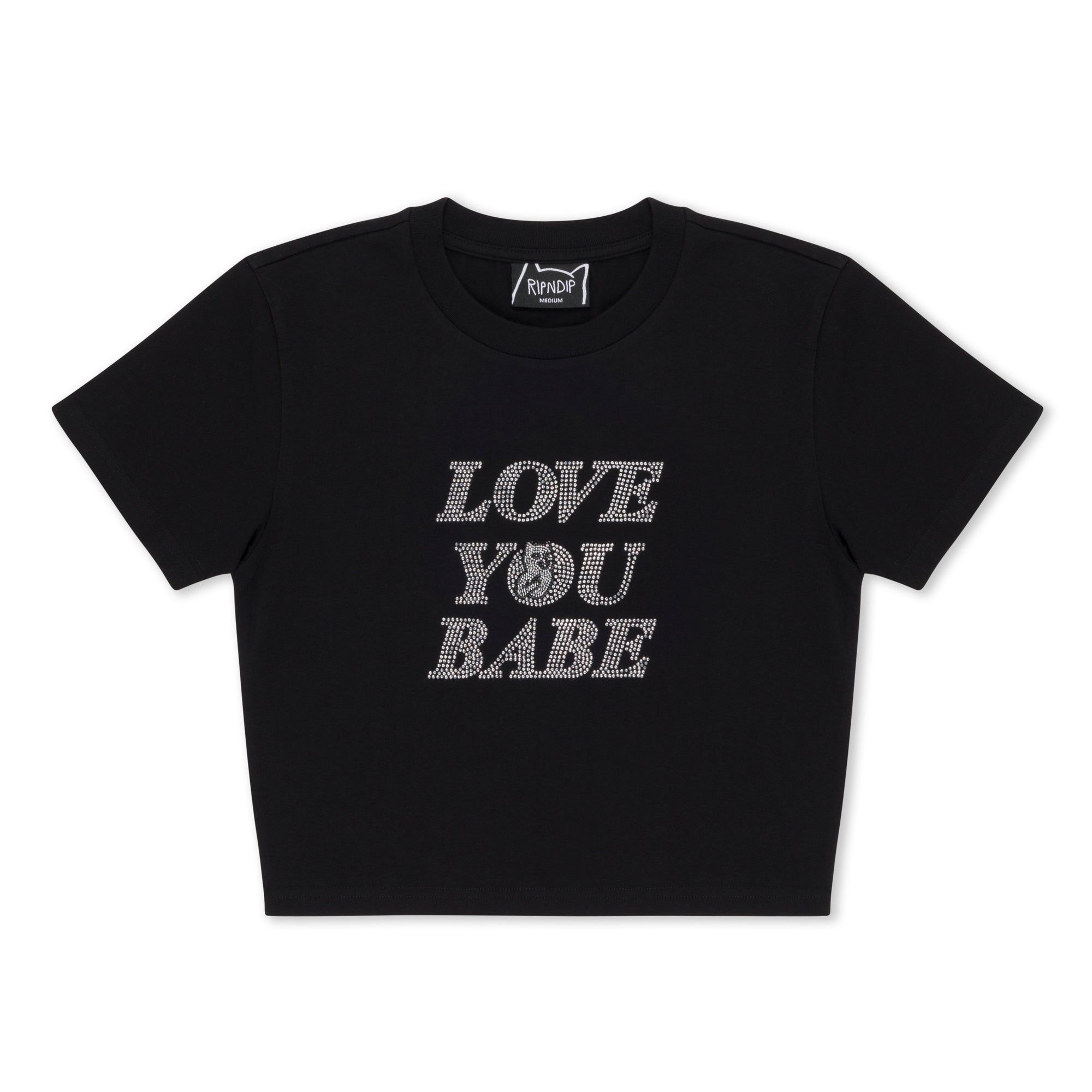 Love You Baby Tee (Black) sold by Ripndip