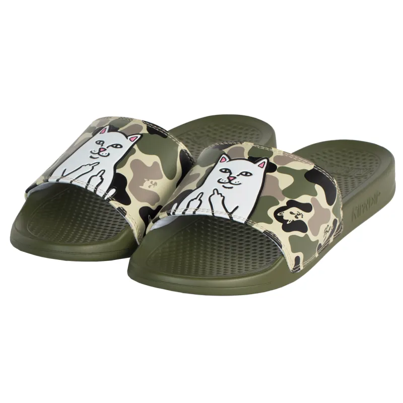 Lord Nermal Slides (Army Camo) sold by Ripndip