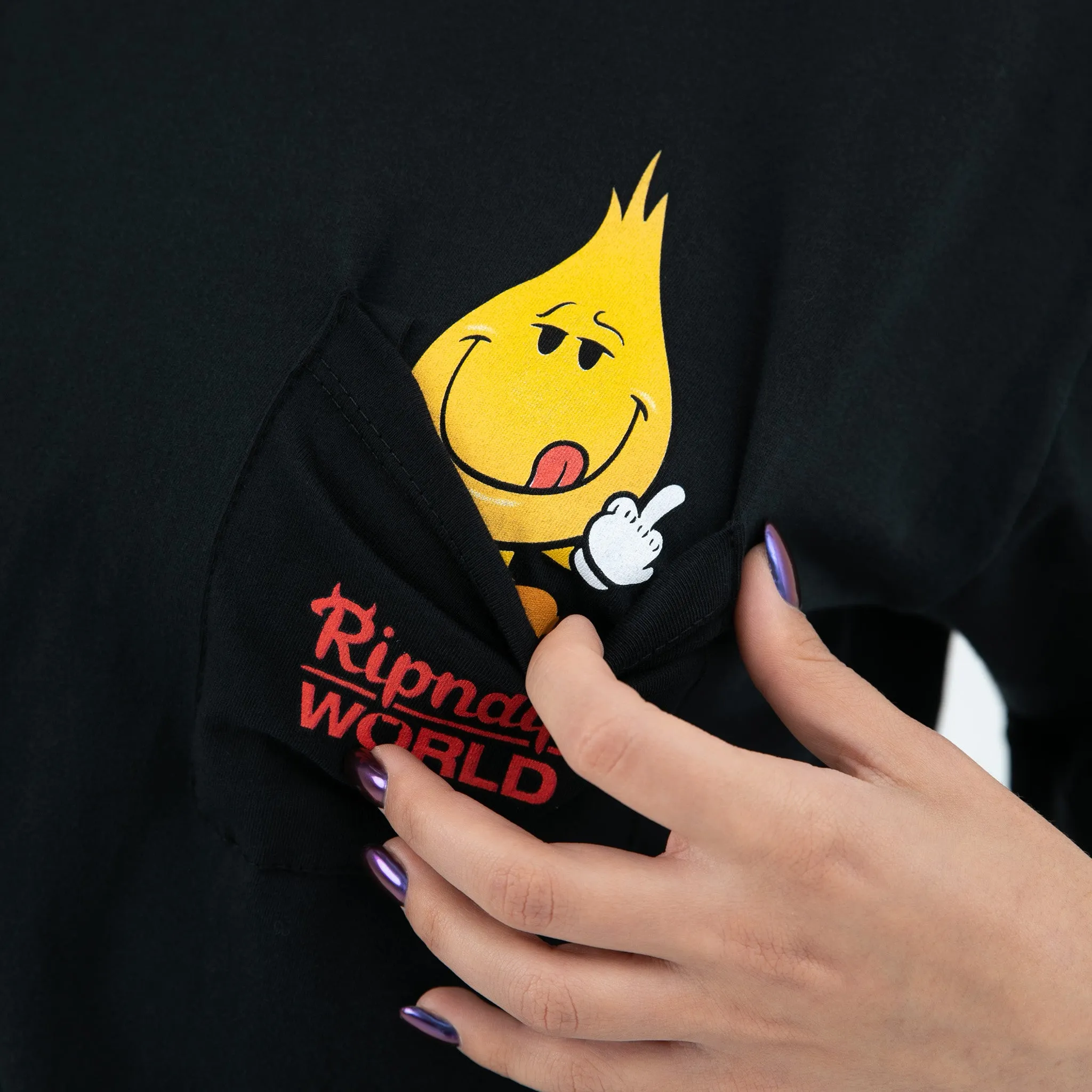 F U Flameboy Pocket Tee (Vintage Black) sold by Ripndip product image thumbnail 2